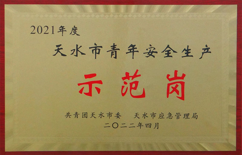 星火機床機械制造分公司中型工段被授予“青年安全生產(chǎn)示范崗”稱號