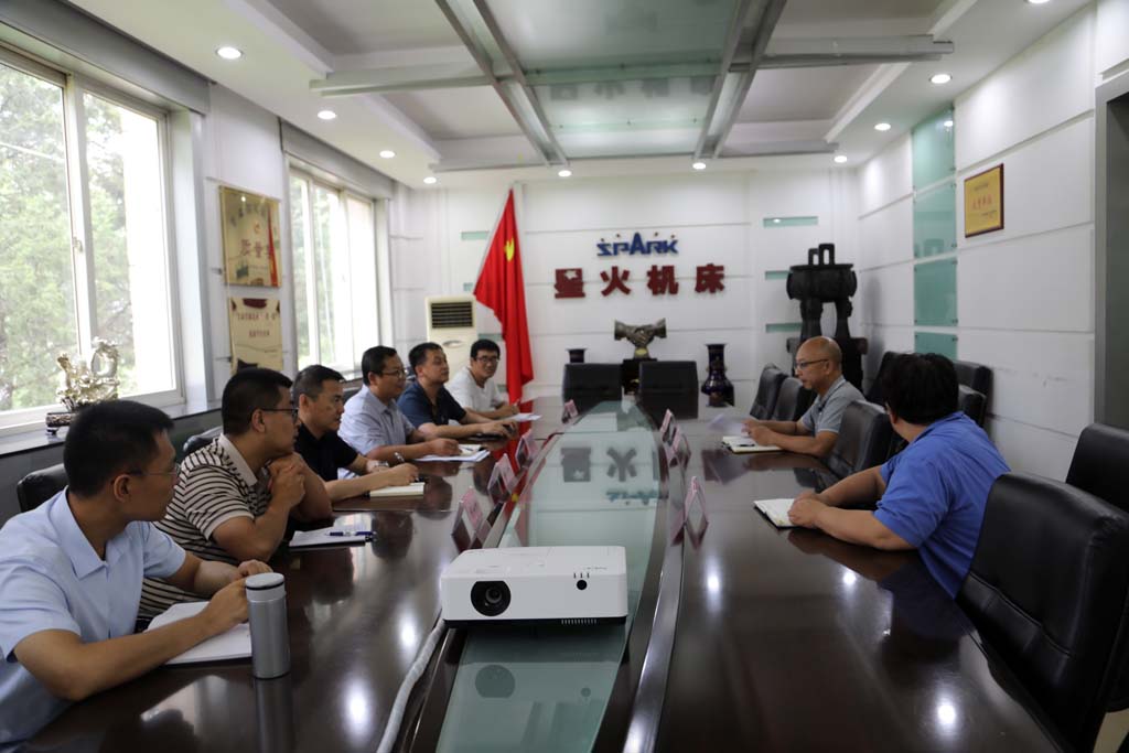 蘭州交通大學(xué)機電工程學(xué)院石慧榮一行來甘肅星火公司訪問交流
